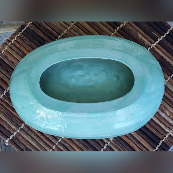 Vintage And Unique Watermelon Shaped Ceramic Fruit Bowl/Serving Dish - Picture 9 of 11